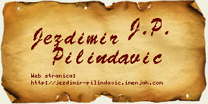Jezdimir Pilindavić vizit kartica